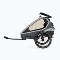 Qeridoo Kidgoo 2 two-seater bike trailer grey Q-KDG2-22-SG 2