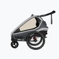 Qeridoo Kidgoo 2 two-seater bike trailer grey Q-KDG2-22-SG 3