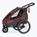 Qeridoo Sportrex 1 bicycle trailer cayenne red