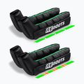 Leg cuffs for lymphatic drainage REBOOTS Go Lite black/white/green 3