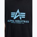 Alpha Industries men's basic black/blue polo shirt 4