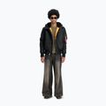 Men's Alpha Industries MA-1 Hooded Bomber jacket black 2