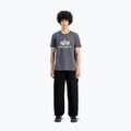 Alpha Industries men's Basic greyblack t-shirt 2