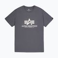 Alpha Industries men's Basic greyblack t-shirt 8