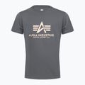Alpha Industries men's Basic greyblack t-shirt 5
