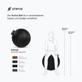 Gymnastics ball STRYVE Active 65 cm black 2