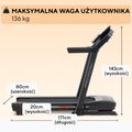 Electric treadmill ProForm Carbon TL black 6