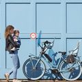 Urban Iki front bike seat blue U-212702 8