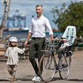 Urban Iki rear frame bike seat blue U-214003 11
