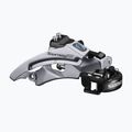 Front bike derailleur Shimano FD-TX800-TS6 Tourney TX 3x8/7 Top Swing L silver/black