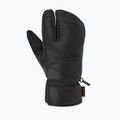 Men's ski gloves Descente 3 Finger Leather black 2