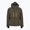 Menʼs ski jacket Descente Swiss sturdy green