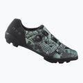 Shimano SH-RX801 men's gravel shoes tropical leaves