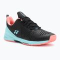 Men's tennis shoes YONEX Sonicage 3 CL black/sky blue