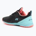 Men's tennis shoes YONEX Sonicage 3 CL black/sky blue 3
