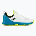 Men's tennis shoes YONEX Lumio 4 white/ocean blue 2