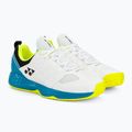 Men's tennis shoes YONEX Lumio 4 white/ocean blue 4