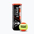 Dunlop Stage 2 children's tennis balls 3 pcs orange/yellow 601339