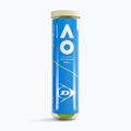 Dunlop Australian Open 4B tennis balls 4 pcs green. 3