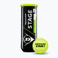 Tennis balls Dunlop Stage 1 3 pack green