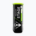 Tennis balls Dunlop Stage 1 3 pack green 2