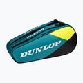 Dunlop tennis bag SX-Club 6 RKT teal/black/yellow 2