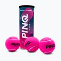 Padel balls PINQ Padel 3B 3 pcs. pink