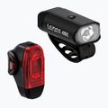 Lezyne Mini Drive 400XL / KTV Drive+ Pair black/black bicycle lamp set