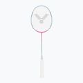 Badminton racket VICTOR DriveX 6SP QM fluorescent rose-red/light blue