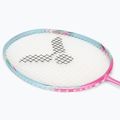Badminton racket VICTOR DriveX 6SP QM fluorescent rose-red/light blue 5