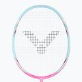 Badminton racket VICTOR DriveX 6SP QM fluorescent rose-red/light blue 2