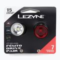Lezyne bike light set LED FEMTO DRIVE PAIR black LZN-1-LED-1P-V104