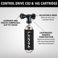 Bike pump Lezyne Control Drive CO2 + 1 x cartridge 16 g gloss black 3