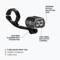 Lezyne E-bicycle Macro Drive 1000 front bicycle lamp black 5