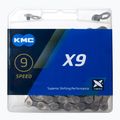 KMC X9 x114 bicycle chain silver grey BX09NG114