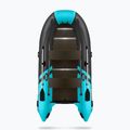 Seven-person dinghy Gladiator B420 AL black/turquoise