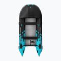 7-person inflatable boat Gladiator C420 AL black/turquoise
