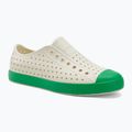 Native Jefferson bone white/picnic green trainers