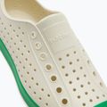 Native Jefferson bone white/picnic green trainers 8