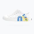 Native Jefferson Print Disney Jr children's trainers shell white/shell white/positive mickey 10