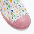 Native Jefferson Print Disney Jr children's trainers shell white/princess pink/pastel white confetti 7