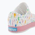 Native Jefferson Print Disney Jr children's trainers shell white/princess pink/pastel white confetti 9