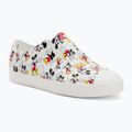 Native Jefferson Print Disney Jr children's trainers shell white/shell white/all over print