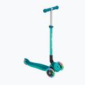 Globber Primo Foldable Plus Lights dark emerald green children's tricycle scooter