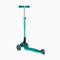 Globber Primo Foldable Plus Lights dark emerald green children's tricycle scooter 3