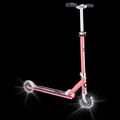 Globber Flow Element Lights coral pink children's scooter 8