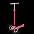 Children's three-wheeled scooter Globber Primo Plus Glow Lights coral pink 9