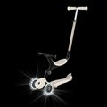 Children's three-wheeled scooter Globber Go.Up Active Ecologic Lights coconut 17