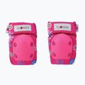Globber Toddler deep pink/flowers baby protector set 2