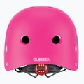 Globber Primo Fantasy deep pink flower children's helmet 3
